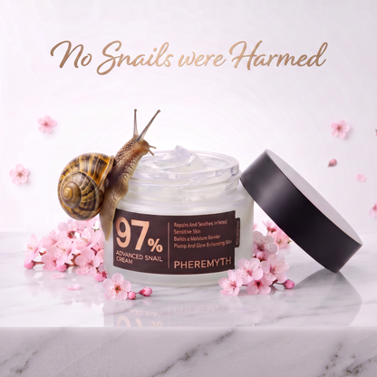 YYGLOW ™ - 97% Snail Mucin moisturizer Cream Repairs, Hydrates & Brightens Skin 2.0
