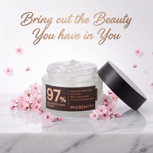 YYGLOW ™ - 97% Snail Mucin moisturizer Cream Repairs, Hydrates & Brightens Skin 2.0